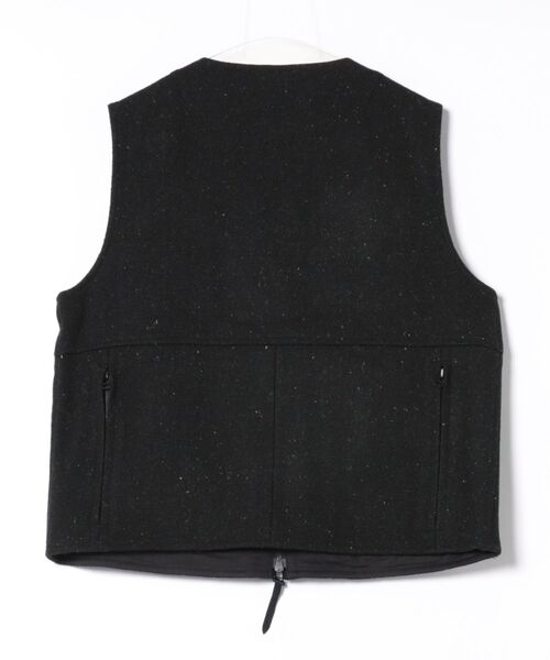 ベスト ジレ 「50th Anniv . 菊池武夫」HARRIS TWEED COLOR NEP VEST メンズの画像