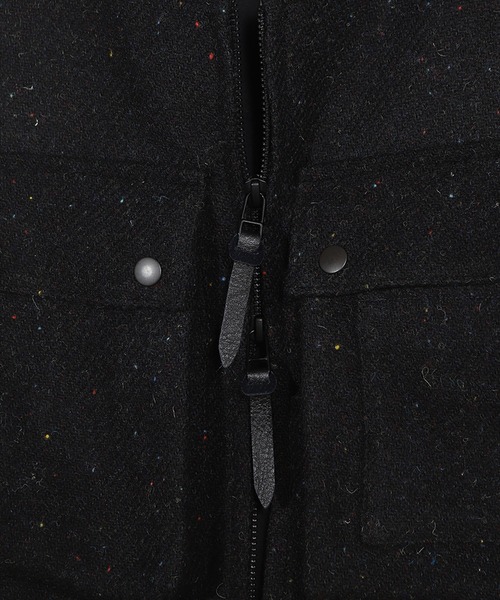 ベスト ジレ 「50th Anniv . 菊池武夫」HARRIS TWEED COLOR NEP VEST メンズの画像
