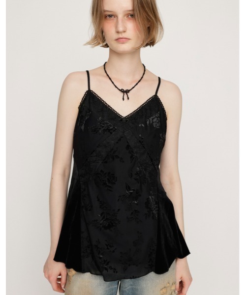 SLY キャミソール SHEER FLOWER CAMI シアー フラワー キャミ