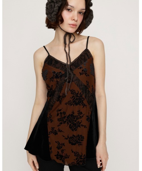 SLY キャミソール SHEER FLOWER CAMI シアー フラワー キャミ