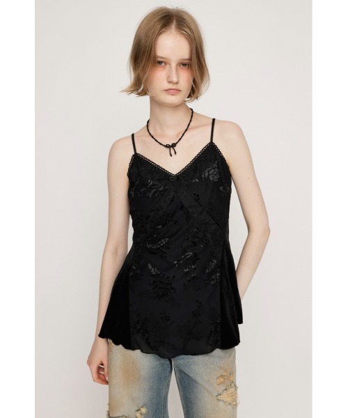 LIKITHO フラワーシアーキャミソール SLY キャミソール SHEER FLOWER CAMI シアー フラワー キャミ