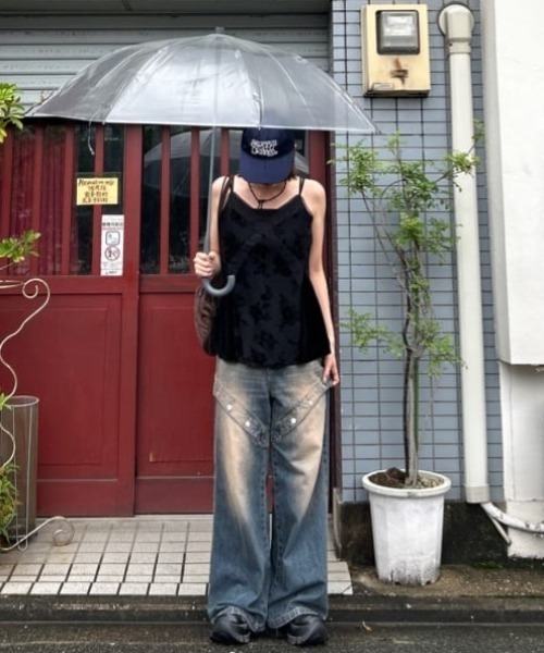SLY（スライ） キャミソール SHEER FLOWER CAMI シアー フラワー