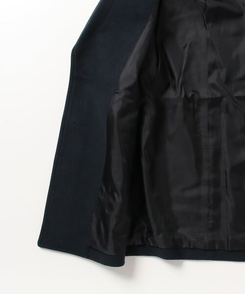 「NANO universe」 ピーコート S ネイビー メンズ_画像3