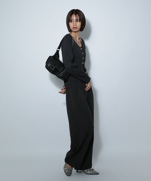 PAGEBOY（ページボーイ） tシャツ ランダムリブ2WAYカーディガン