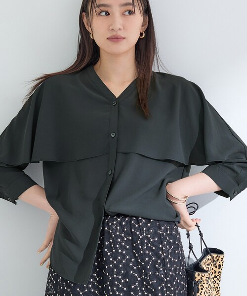 INDIVI（インディヴィ） ブラウス シャツ 「羽織りとしても活躍