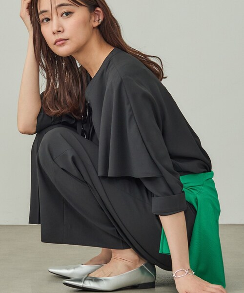INDIVI（インディヴィ） ブラウス シャツ 「羽織りとしても活躍