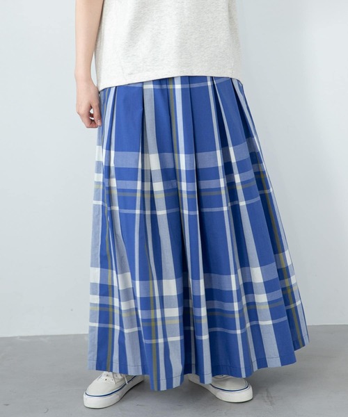 Blue label スカート BLUE LABEL CRESTBRIDGE スカート センターボックスプリーツ