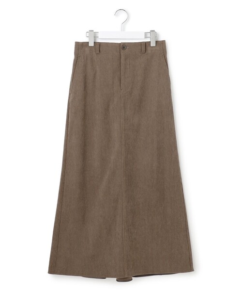 【Vintage】　コーデュロイ/イラスト/スカート ジュエローブ Jewelobe コーデュロイフレアミディスカート （ブラウン