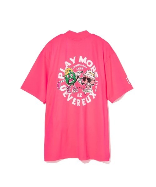新品未使用【twoles】【DEVEREUX GOLF】LOGO T シャツXL デヴァローゴルフ XLサイズ モックネック オーバーサイズTシャツ
