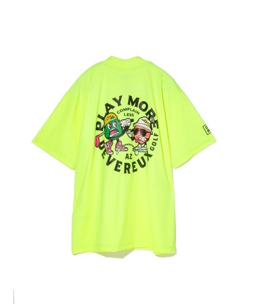 DEVEREUX GOLF tシャツ Play More BattleモックTEE メンズ