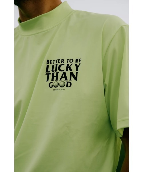 ゴルフ メンズ DEVEREUX トップス 半袖 カットソー シャツ（グリーン） DEVEREUX GOLF デヴァローゴルフ ハイネック半袖Tシャツ