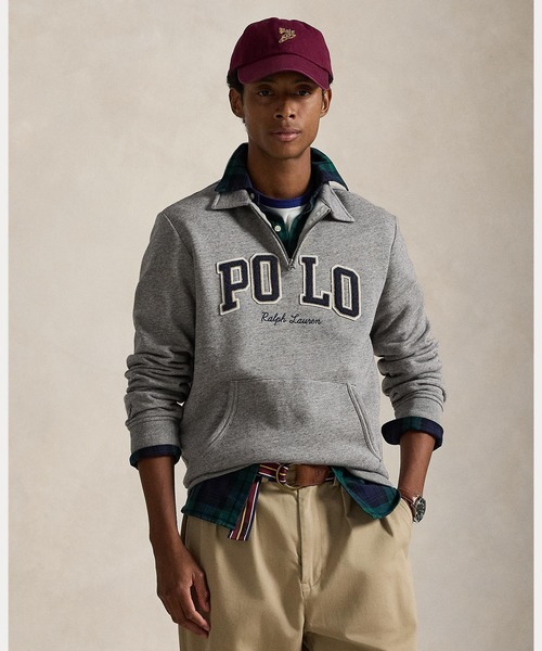 人気！新品タグ付き　ポロラルフローレン　ドライスウェット　ブラウン　メンズM POLO RALPH LAUREN｜ポロ ラルフ ローレンのスウェット
