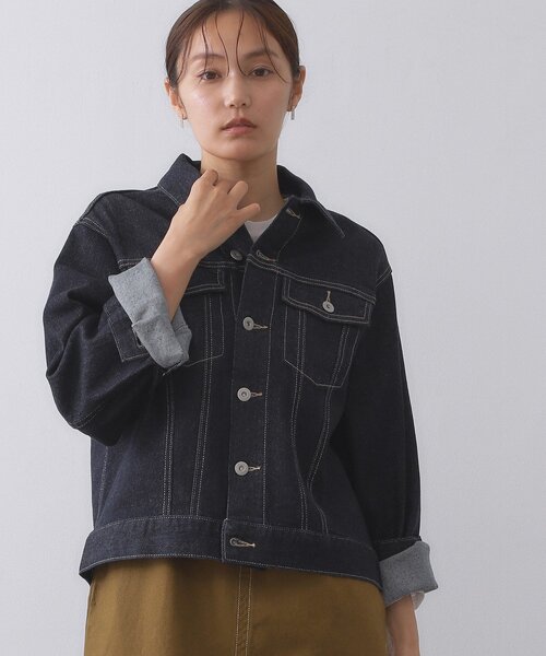 オーガニック ブラックデニム KRD Gジャケット CGS.＞ オーガニック コットン ブラック デニム HMD Gジャケット