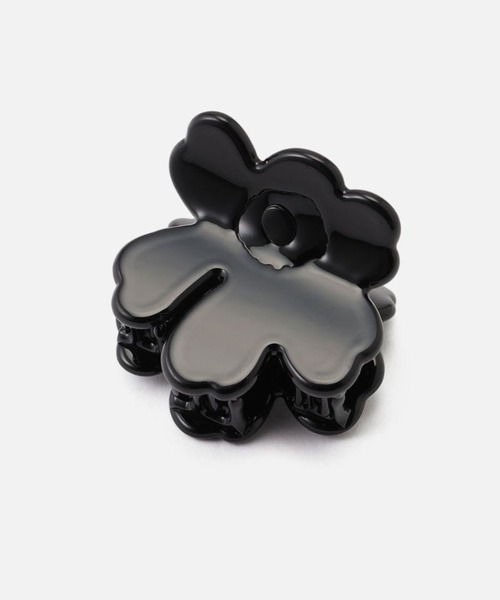 マリメッコ　フラワーヘアクリップ 黒 marimekko（マリメッコ） ヘアクリップ Nano Unikko / Hair Clip 2pcs