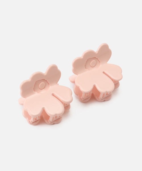 マリメッコ　ピンク ヘアクリップ marimekko（マリメッコ） ヘアクリップ Nano Unikko / Hair Clip 2pcs