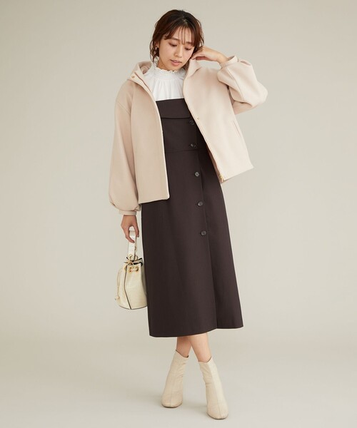 「Feroux」 ジップアップブルゾン 1 ブラック レディース_画像5