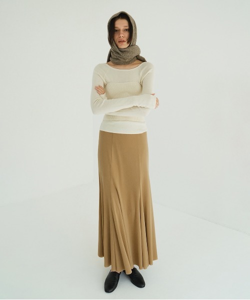 スカート LOW WAIST W TULLE MERMAID SKIRTの画像
