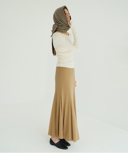 スカート LOW WAIST W TULLE MERMAID SKIRTの画像