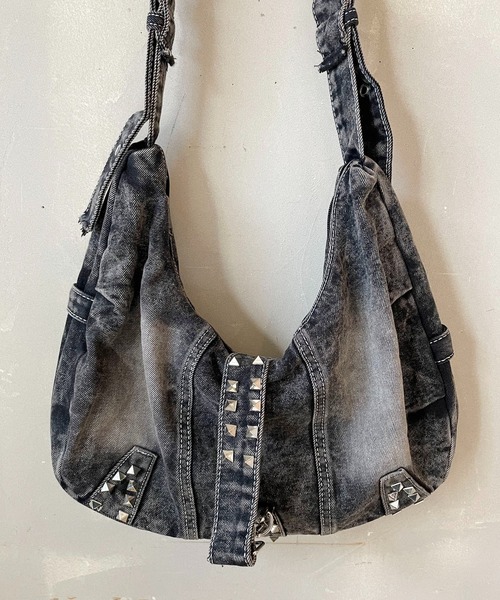 洗練されたデザイン　  Jeans　ショルダーバック MZ Wallace True Light Denim Blue Medium Chelsea Shoulder Bag | MZ