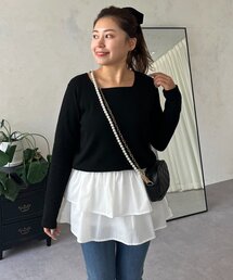 prose verse（プロズヴェール） tシャツ 「MOMO」スクエアネックロンT
