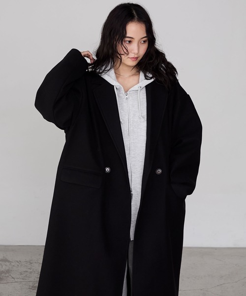 forksy.（フォルクシー） コート チェスターコート 「forksy.」ニット