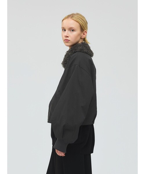 mizuiroind（ミズイロインド） コート アウター ボアカラーショート