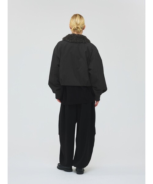 mizuiroind（ミズイロインド） コート アウター ボアカラーショート