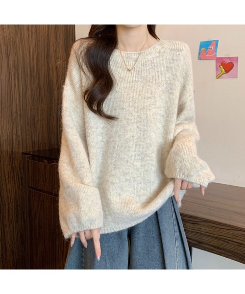 ニット/セーター verybrain Fancy yarn P/O ivory verybrain Fancy yarn P/O ivory