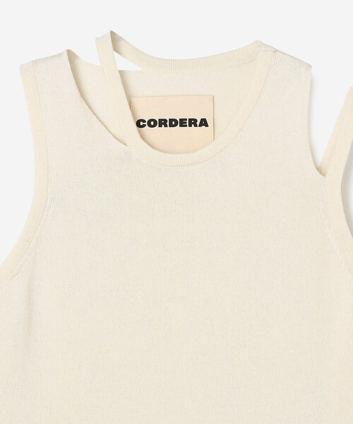 「Bshop」 ノースリーブニット ONE ホワイト レディース_画像4