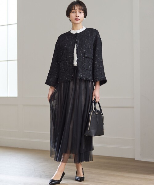 23区（ニジュウサンク） ブラウス シャツ 「洗える」バックサテン