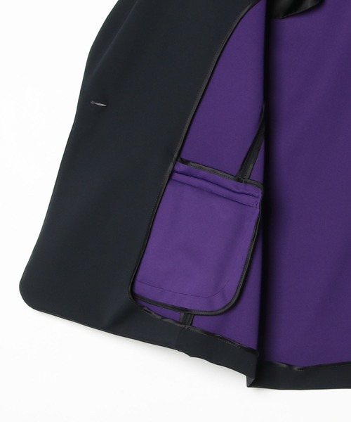 希少XL HUGO BOSS シルク45% 薄手 テーラードジャケット 2B BOSS - ダブルブレスト タキシードジャケット シルク - ブラック