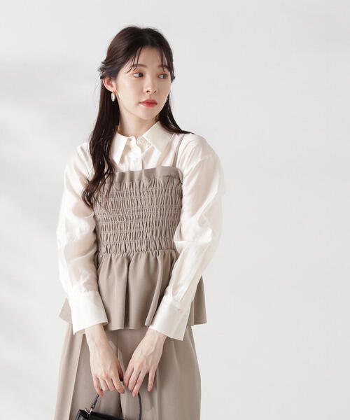 「PROPORTION BODY DRESSING」 長袖シャツ FREE ピンク レディース_画像8