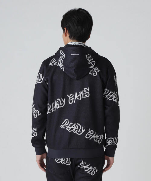パーリーゲイツ PEARLY GATES パーカー PEARLY GATES＊ロゴスウェット＊Black メンズ PEARLY GATES(パーリー
