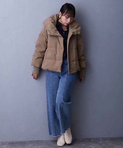 NICOLE white（ニコルホワイト） ダウンコート ダウンジャケット