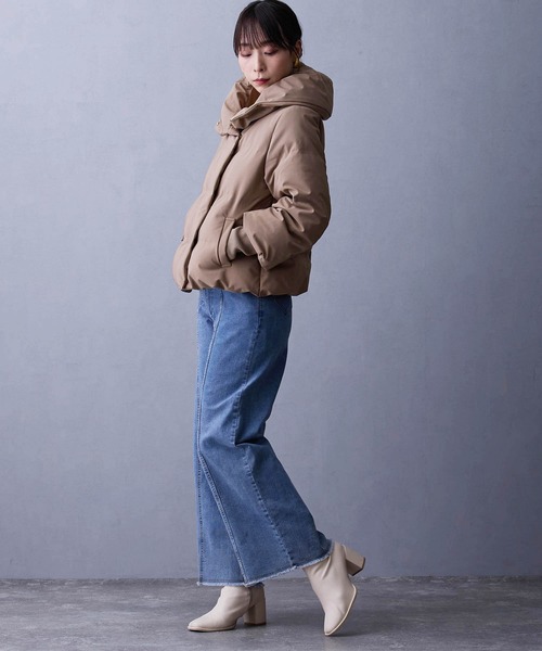 NICOLE white（ニコルホワイト） ダウンコート ダウンジャケット