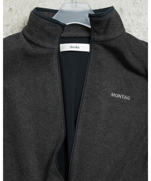 anuke（アンヌーク） ベスト ジレ Fleece Zip Vest レディース