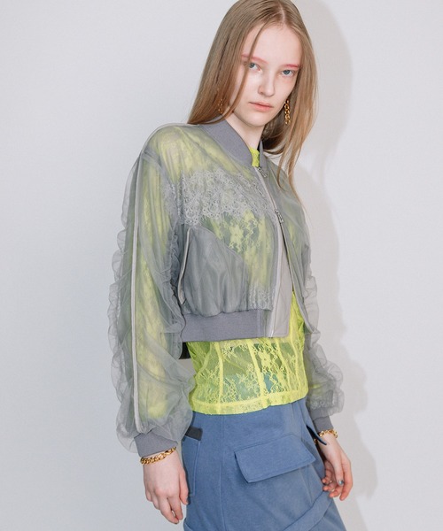 「AULA AILA」 ブルゾン 0 ブラック レディース_画像2