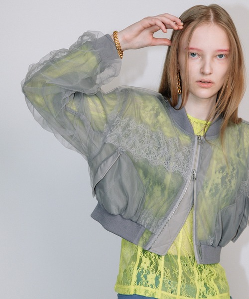 「AULA AILA」 ブルゾン 0 ブラック レディース_画像3