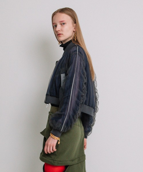 「AULA AILA」 ブルゾン 0 ブラック レディース_画像7