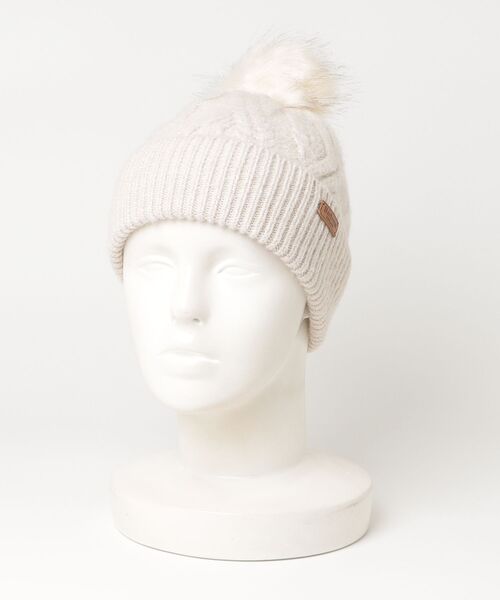 Barbour（バブアー） ニット帽 ニットキャップ Elsdonケーブル編み