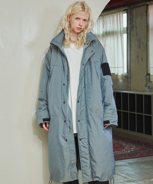 AIVER（アイバー） コート MEDIUM グレイッシュブルー メンズ