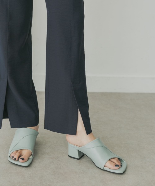 「KBF+」 スラックス 36 グリーン系その他 レディース_画像3