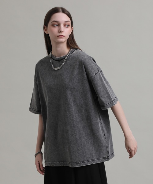 「ELLUV」 半袖Tシャツ M ブラック メンズ_画像7
