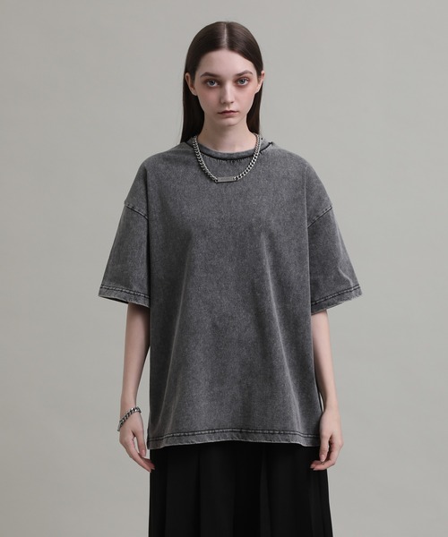 「ELLUV」 半袖Tシャツ M ブラック メンズ_画像9