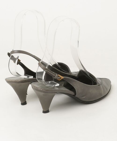 PRADA（プラダ） ヒールサンダル 37.5 グレー レディース : ZOZOTOWN 