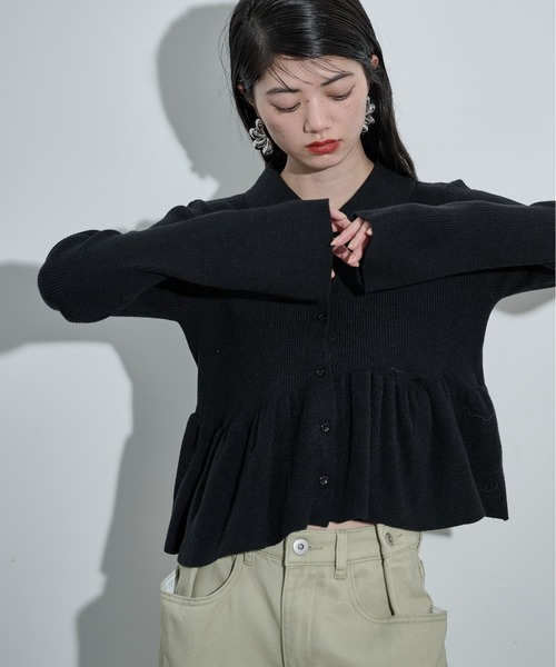 THE YOn リブニットポロカーディガン　タンクトップ　セット THE YOn 2025 Early Spring Collection 【item】 ・リブニットポロ