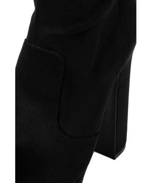 「R&E」 ロングブーツ M ブラック レディース_画像7