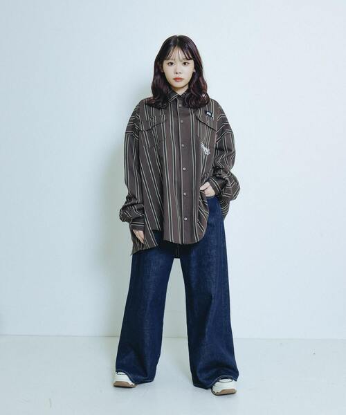 over print（オーバープリント） ブラウス シャツ レディース メンズ