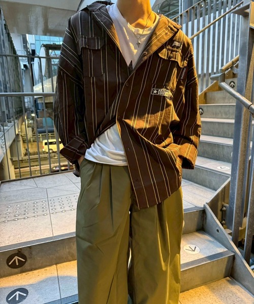 over print（オーバープリント） ブラウス シャツ 「over print