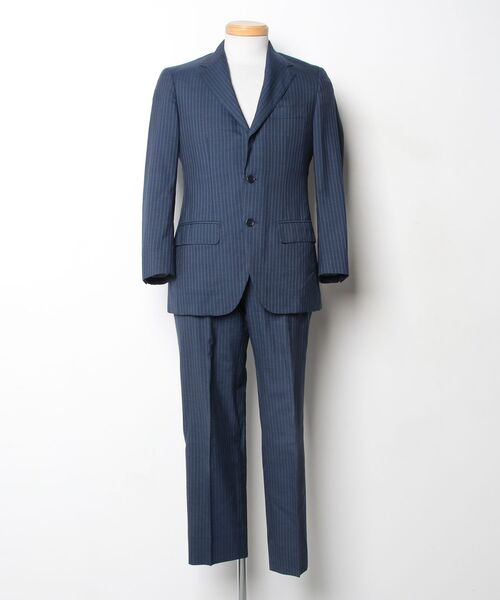 EDIFICE（エディフィス） スーツ 44 ネイビー メンズ : ZOZOTOWN Yahoo